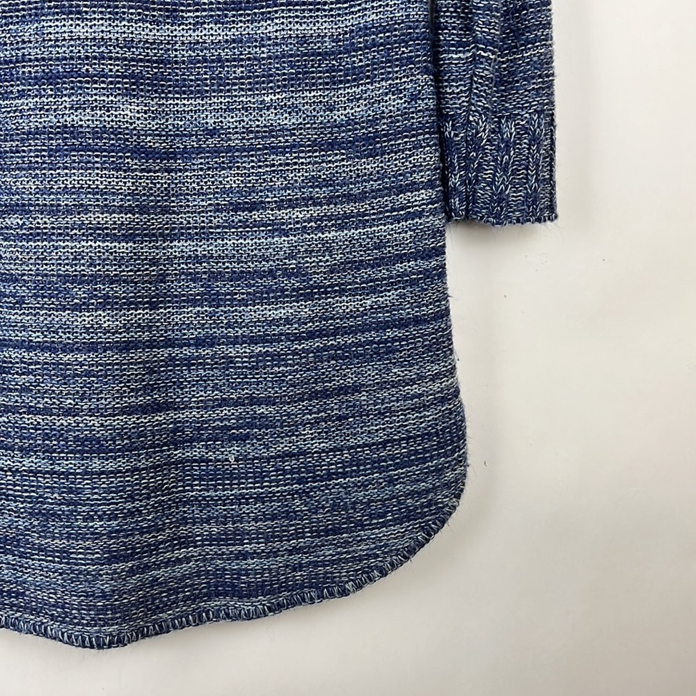 212 New York long sleeve lightweight SOFT sweater blue M - Picture 4 of 9
